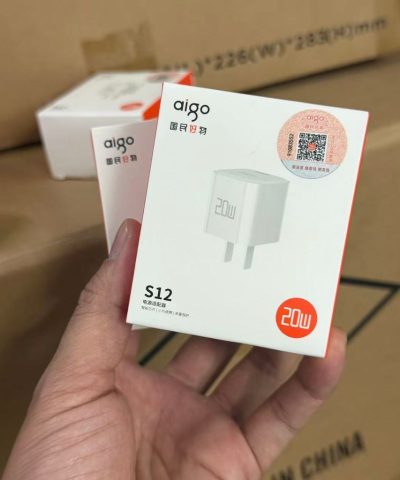 Củ sạc nhanh 20W hãng AIGO S12, sạc GaN siêu nhỏ gọn