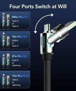 Cáp Sạc nhanh MFish 240W