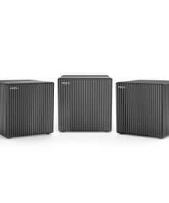 Rock Space AX1800 Mesh WiFi 6 bộ 3 thiết bị chính hãng, thiết kế hiện đại, phủ sóng WiFi toàn nhà.